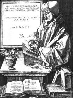  Albrecht Drer - Erasmus of Rotterdam (1526)