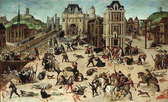 ** Tableau: Le massacre de la Saint-Barthlmy ( Paris, le 24 aot 1572), Franois Dubois (entre 1576 et 1584), Muse cantonal des Beaux-Arts, Lausanne, Suisse - barth1-2.jpg
